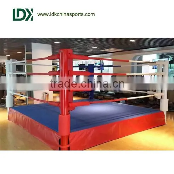 Outdoor used raised floor thai boxing ring for sale