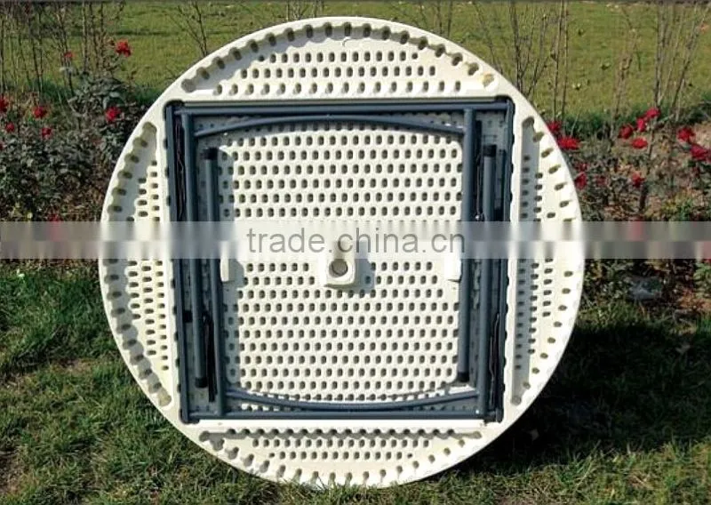 Outdoor Round Plastic Folding Table
