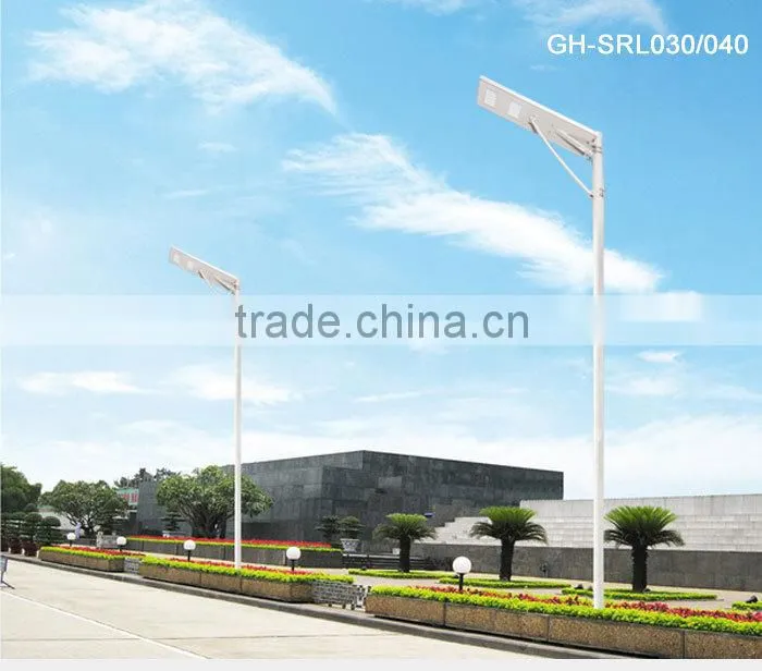 GH-SRL 030 Eco-friendly 30W/40W integrated all in one solar street light