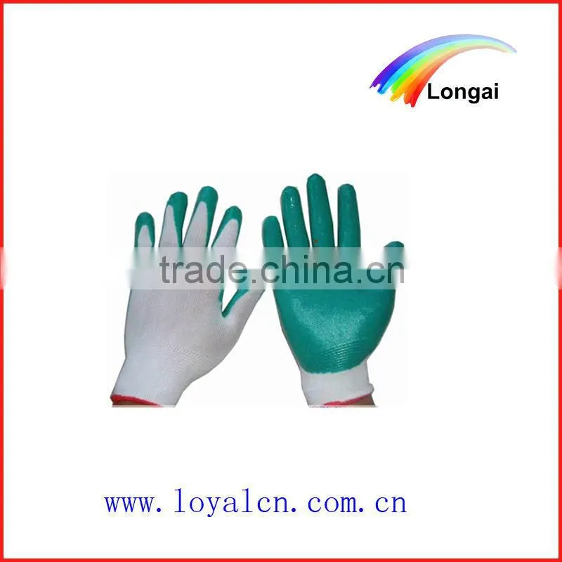 Nylon PVC coated working gloves
