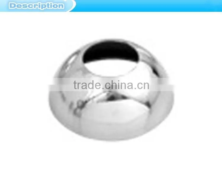 half round hollow ball stainless steel ball with hole