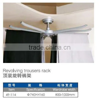 Revolving corner basket