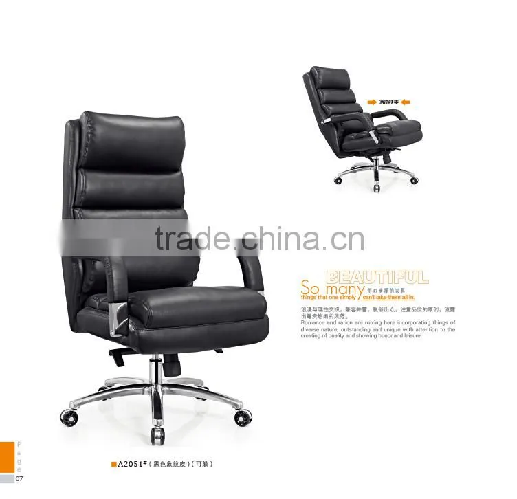 Big size executive office leather recliner chair factory sell directly SY5