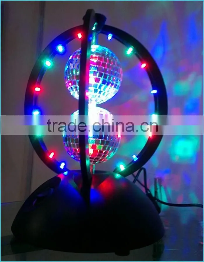 LED color changing Holiday party Mirror Disco Ball Lamp