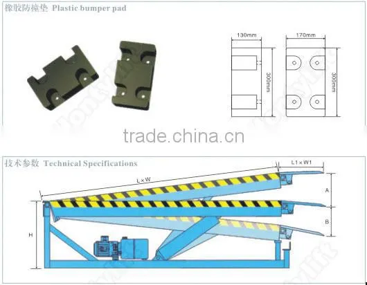 cheap driveway dock ramp forklift ramp with CE