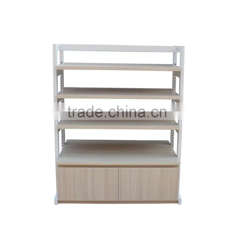 stand wood shelving