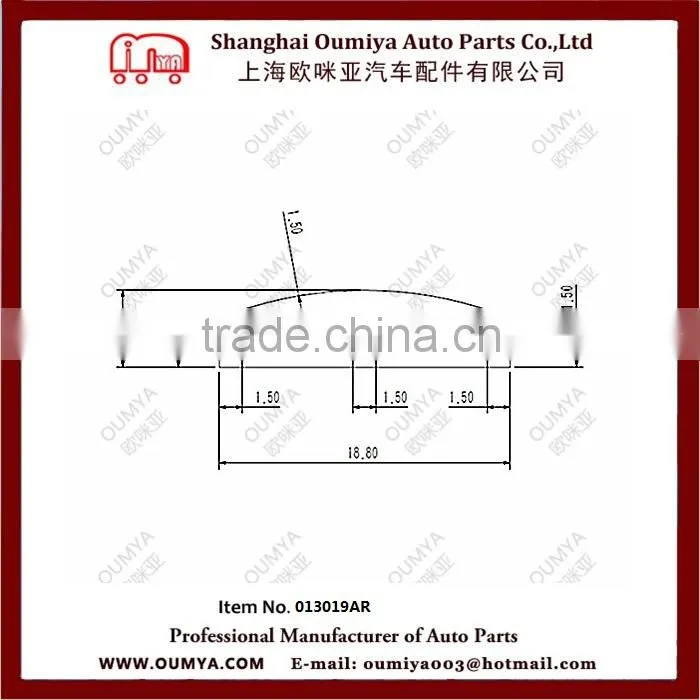 rubber seal for car door weather strip seal / car rubber seal for waterproof 013019AR