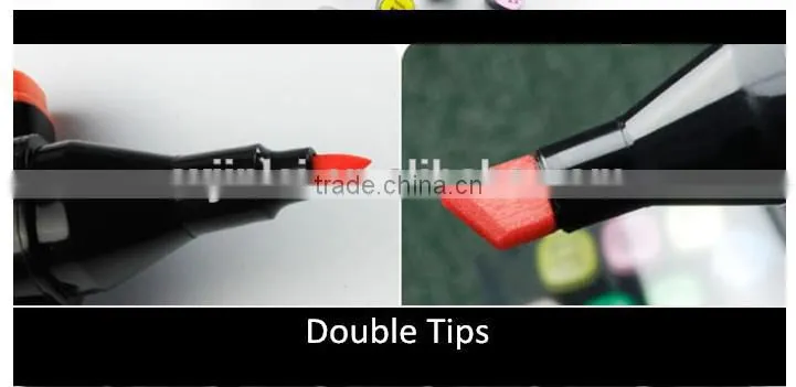 Design Permanent Marker Pen With Dual Tips