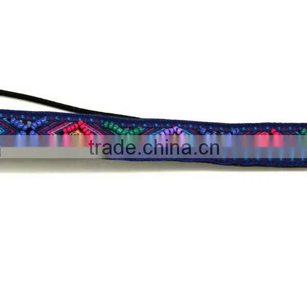 New arrival glass seedbead national handmade elastic headband hair headband