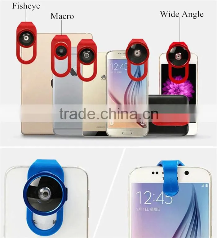 Mobile Phone Telephoto Lens 4 in 1 Detachable Multifuction Lens