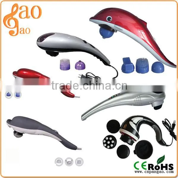 low price electirc infrared dolphin handle body massager stick