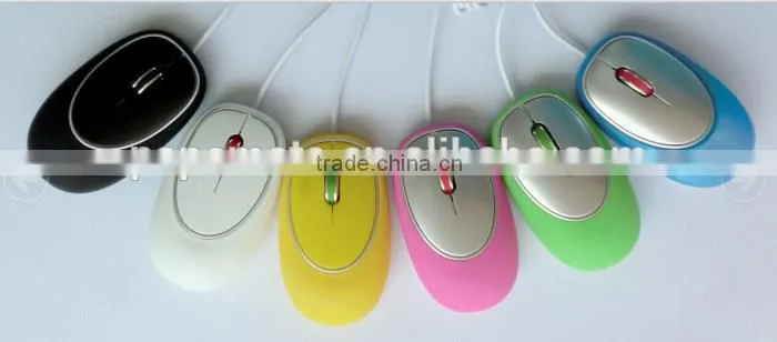 Computer Soft Silica Gel USB Wired Optical Wired Mouse