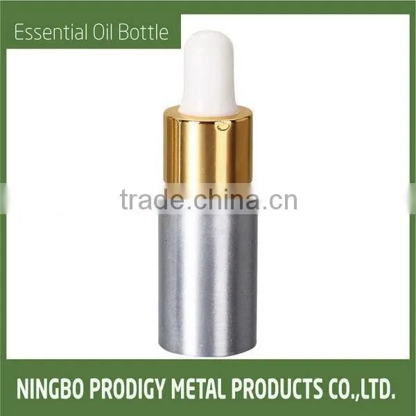 ALUMINUM COSMETICS BOTTLE WITH DROPPER
