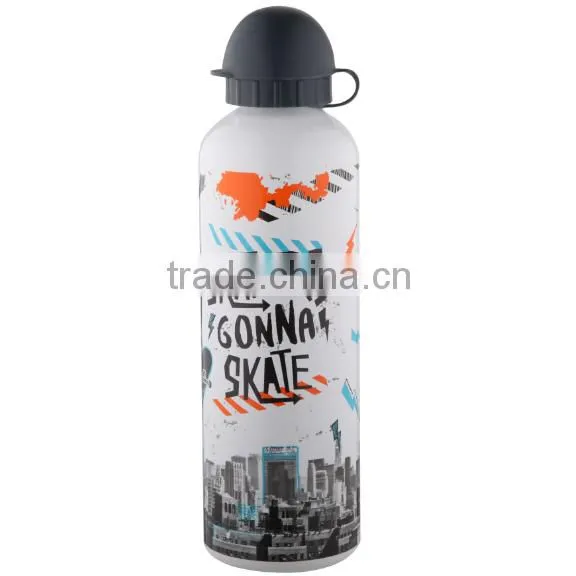 Wholesale Logo printed cheap aluminum sports water bottle