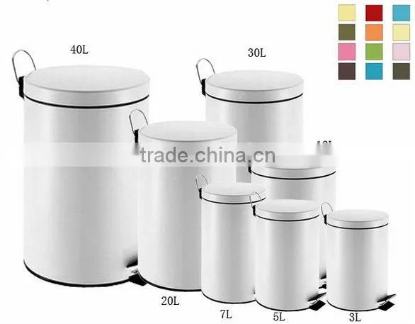 Big Size Stainless Steel Garbage Container, Round Shape ztpc Garbage Container for Sale