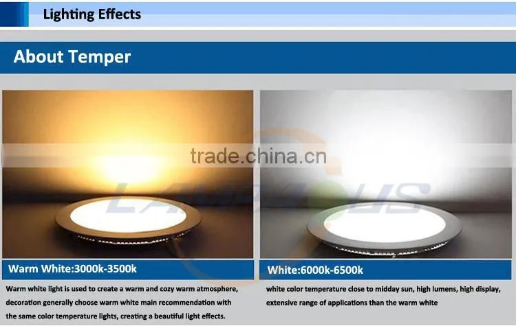 1800lm 18w power SMDs led panel light ceiling warm day cool white ultraslim led panel lampe spot