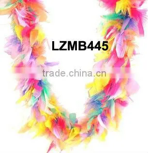 Fluffy turkey feather chandelle boa LZYJ02