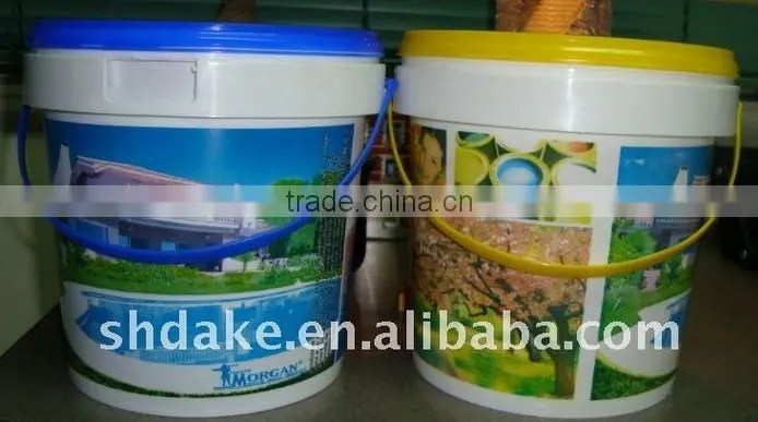 DAKE-350T plastic bucket offset printing machine for injection bucket