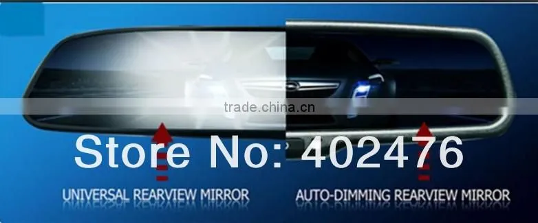 New Universal Auto Dim Rearview Mirror + 4.3" Parking Rearview Display