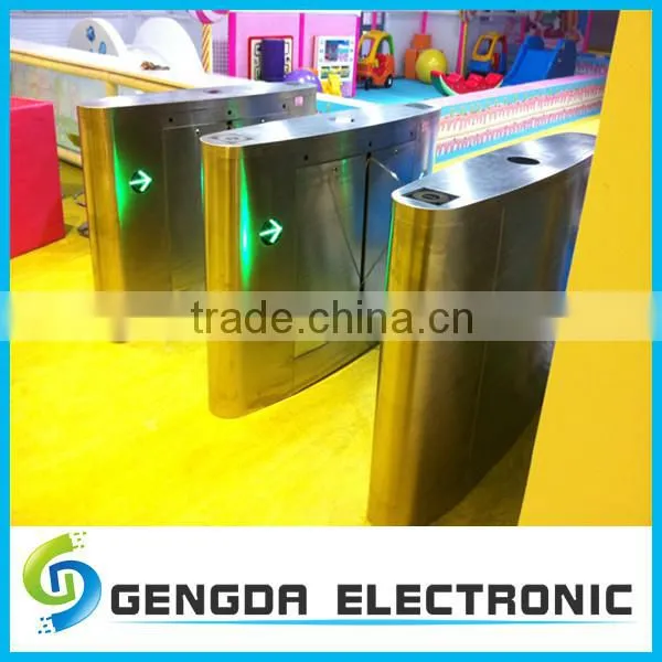 304 stainless steel modern design full automatic electric flap barrier gate for parking lots