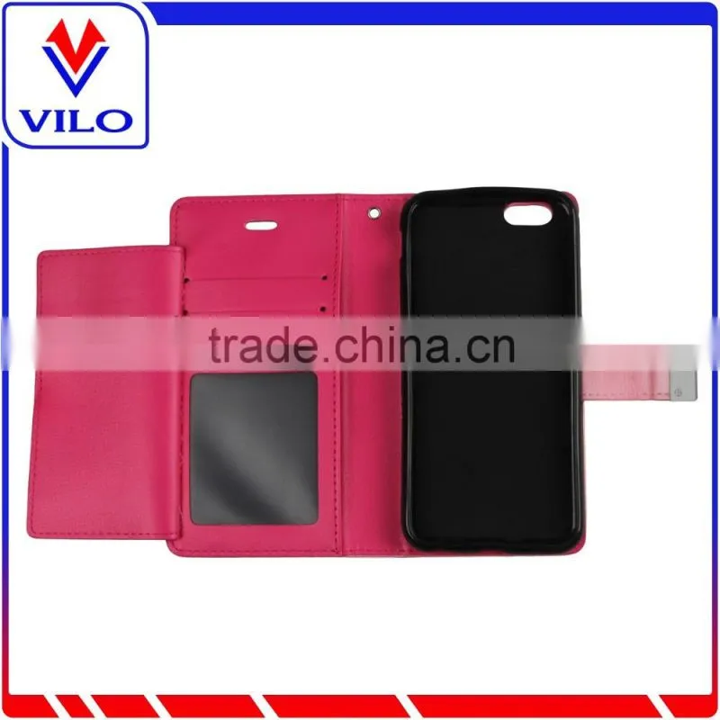 Universal Wallet PU Leather Case For iPhone 6, Card Holder Case For iPhone 6