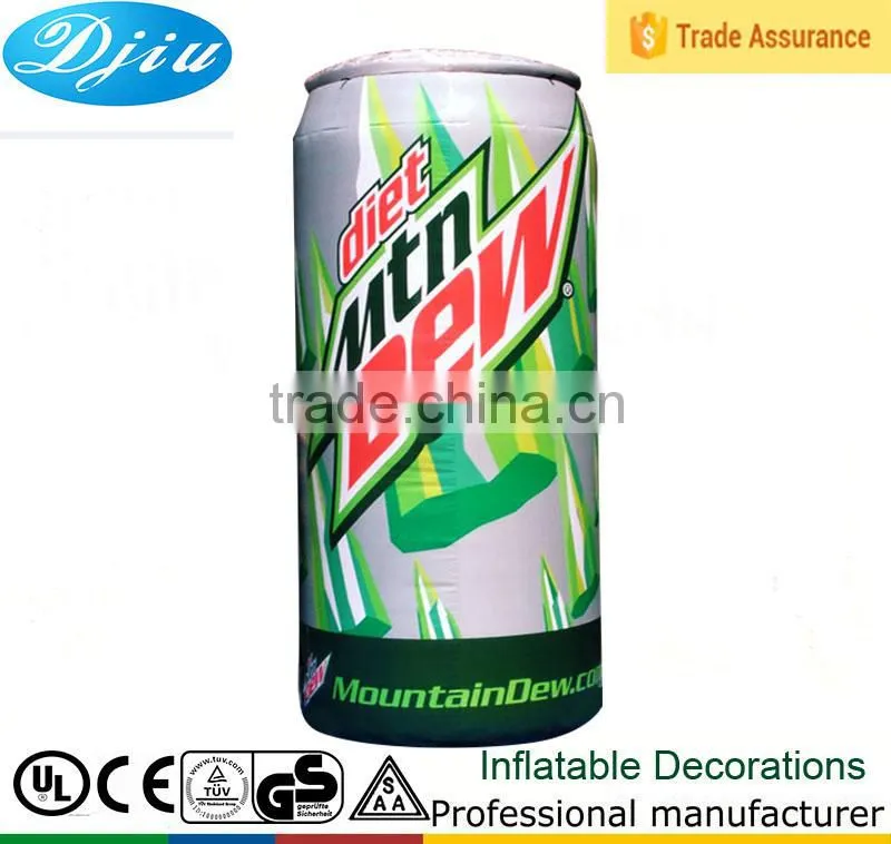 DJ-GG-118 large Inflatable Beverage cans advertising fashion show decorations board outdoor Street show