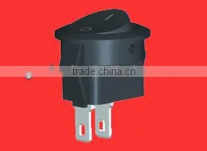 Single pole round 2 pin rocker switch