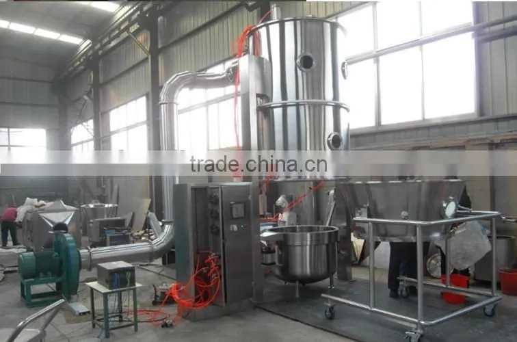 Fluidized bed dryer with GMP requirements for medicine production