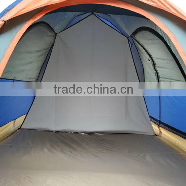 New Style 4 Door Big Family Double Layer 4 Person Fiberglass Automatic GardenTent