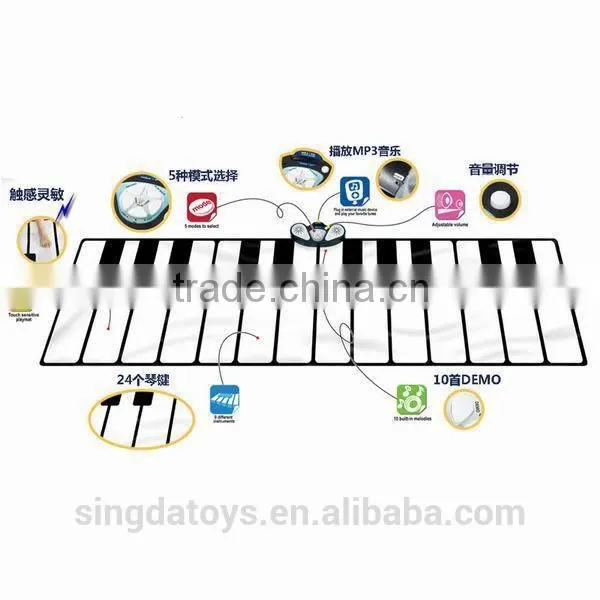 New Product 260 x 74 CM Super Piano Children Mat For Kids