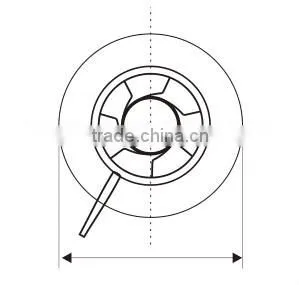 HVAC Air Duct Manual Balancing Damper IRIS Damper