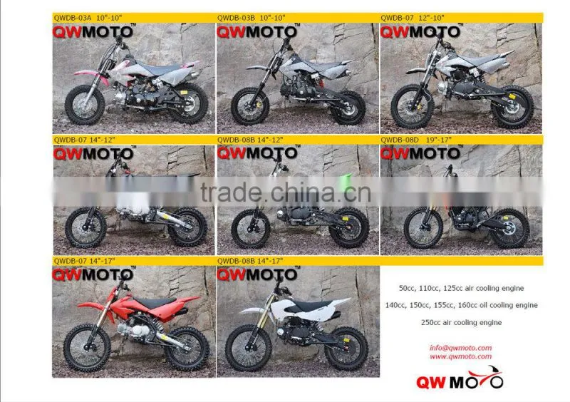 140cc 150cc 160cc dirt bike 4 strokes 140cc 150cc 160cc Off-road motocross for professional QWMOTO