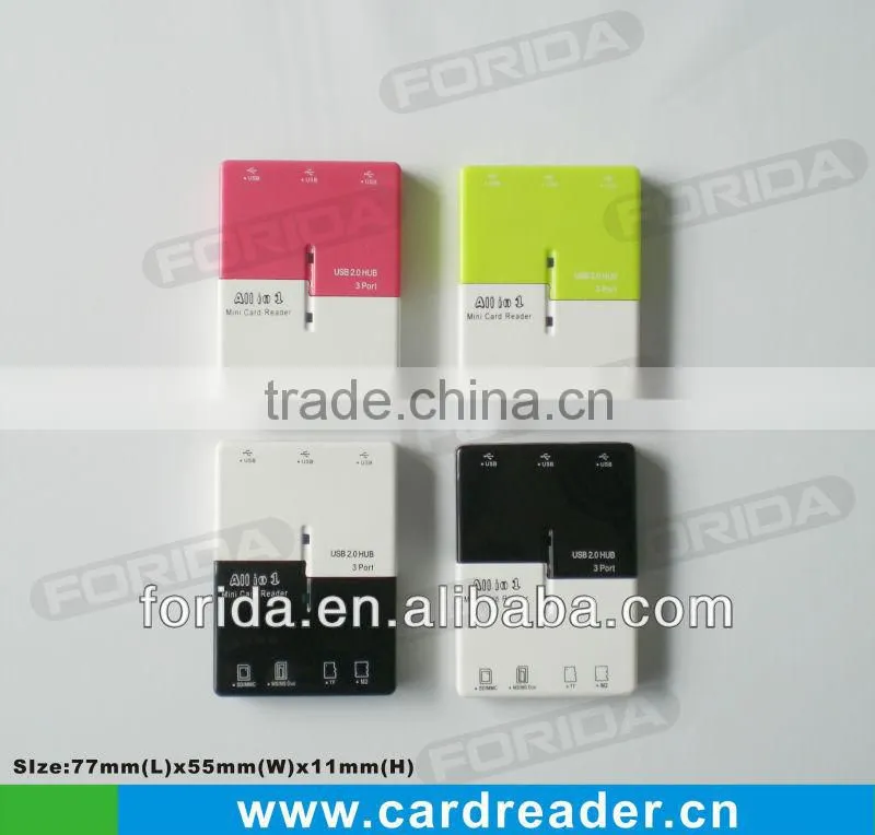 new arrival usb hub with card reader