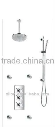 bathroom thermostatic overhead shower