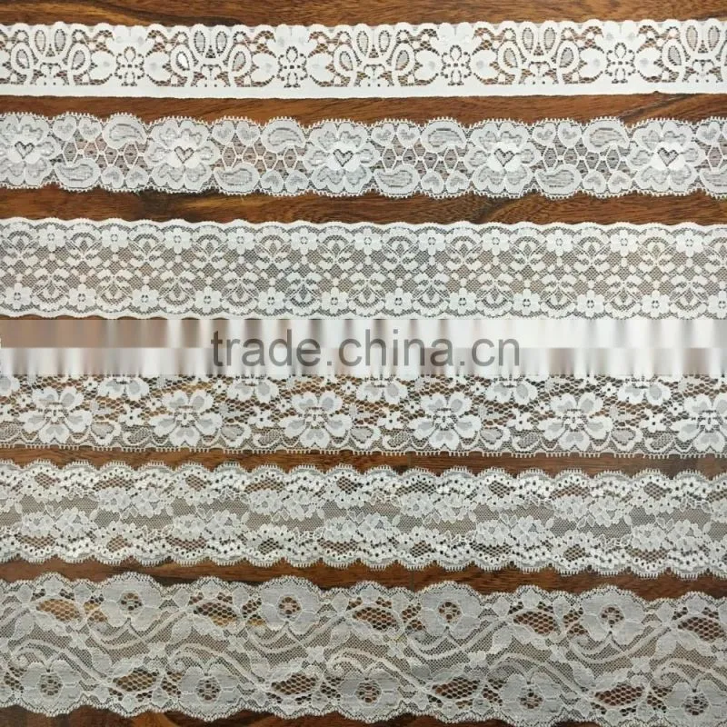 spandex lace trimming 4cm width knitted lace ribbon 7069