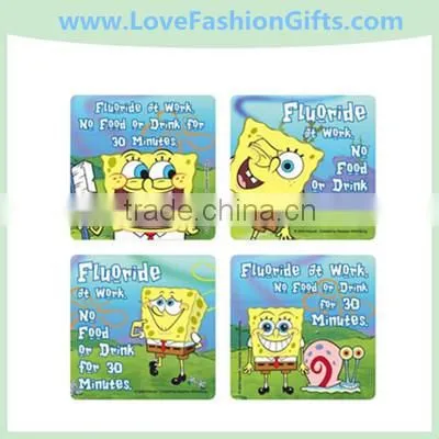 SpongeBob Fluoride Sticker