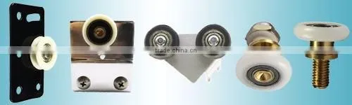 Plastic Nylon Roller Stainless Stell Double Hanging Rollers