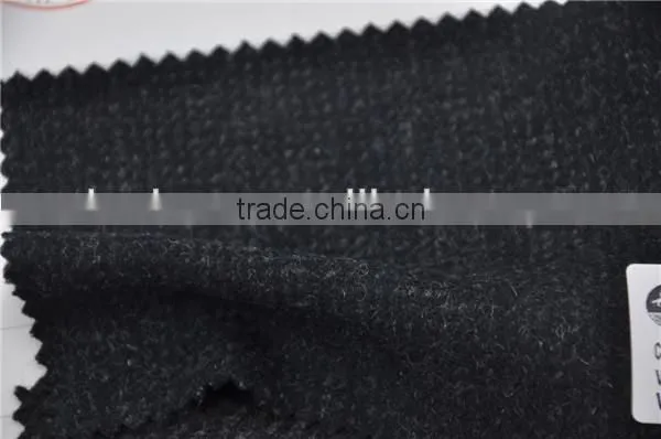 Wholesale high quality wool nylon woolen costume tweed fabric