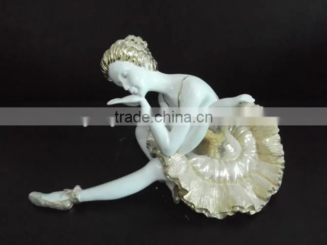 custom high quality resin ballet figure