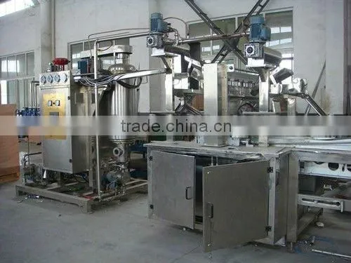 candy vacuum steam cooking and depositing machine line