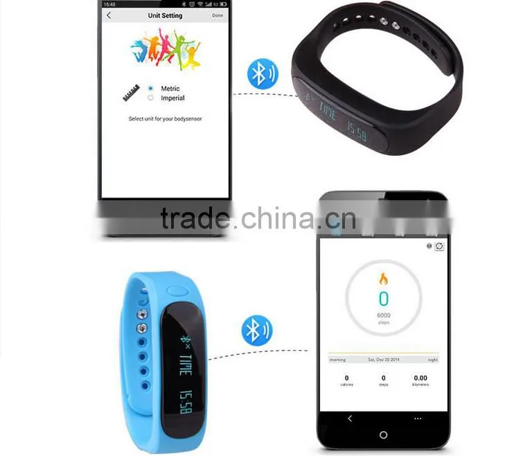 e02 cheap pedometer smart bracelet /smart band/Band pedometer
