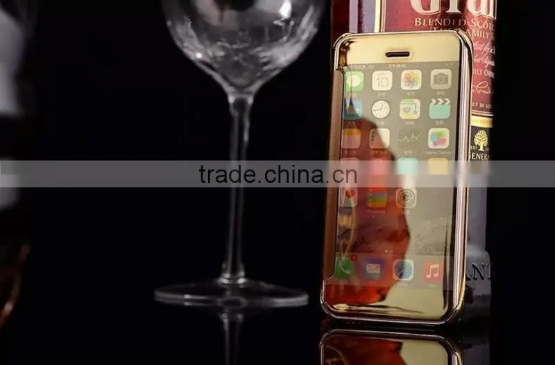 Hot Selling UV Painting Flip Smart Cover For iPhone 6