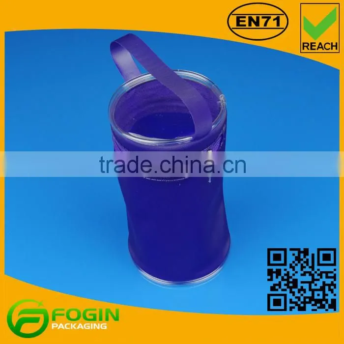 Toy/Candy/Round Transparent Plastic Zipper Bag