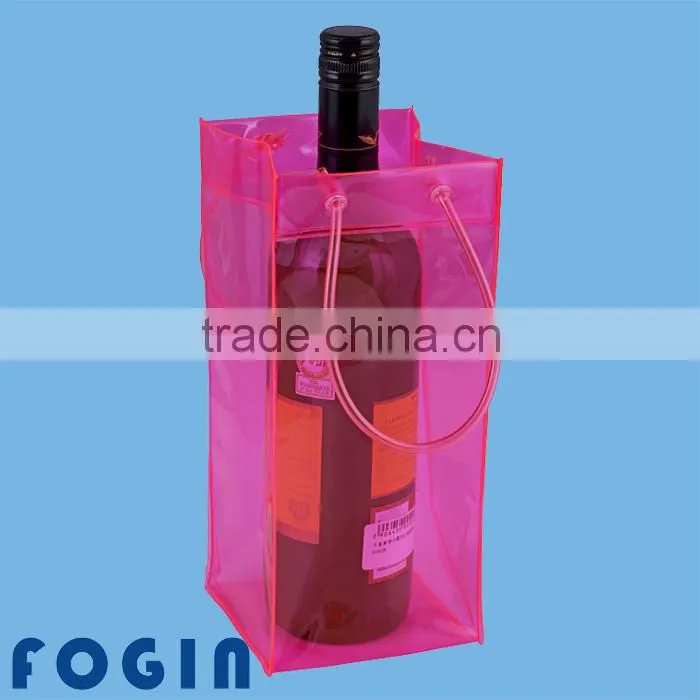 Fashionable colors wine pvc Whisky bag
