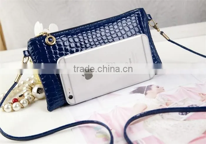 Low cost leather sling shoulder bag ladies purses handbags