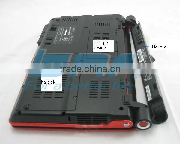 cheap 10"netbook computer Intel dual core mini laptop notbook computer, wifi and webcam