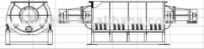 X(A) Linear type vibratory finishing machine with curve wall,vibration machine