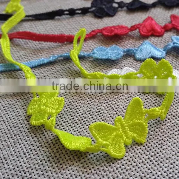 good quality heart bufferfly design wholesale italy lace bracelet