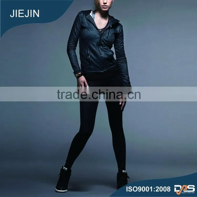 (Trade Assurance )Women yoga jacket, custom sports jacket, baseball jacket
