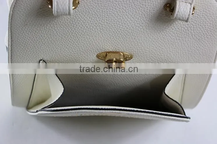 Fashion Designer Factory Wholesale Canvas Leather School Backpack